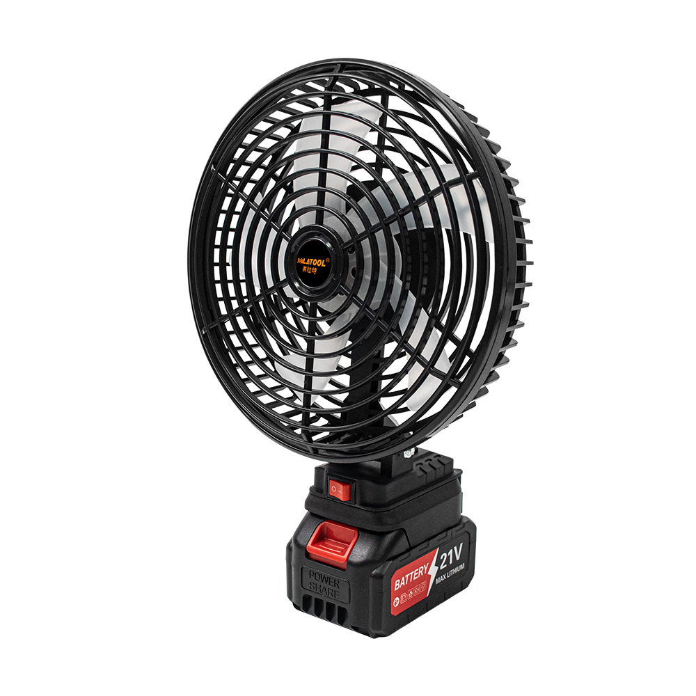 Lithium battery fan - 8-inch brushless fan (stepless speed control)